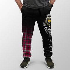 Little Tartan Crest Jogger Sweatpants - Alba Celtic Style