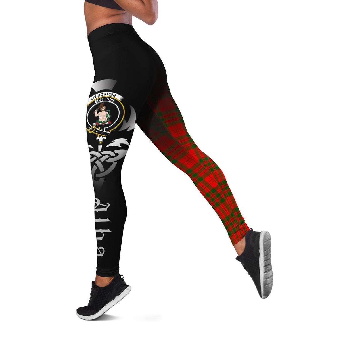 Livingstone Modern Tartan Leggings - Alba Celtic Style