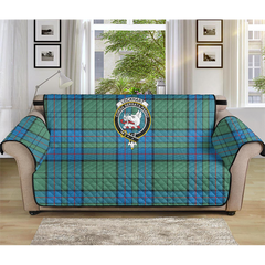 Lockhart Modern Tartan Crest Sofa Protector