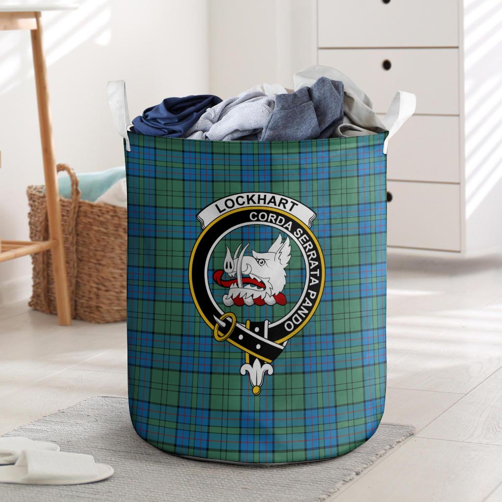 Lockhart Tartan Crest Laundry Basket