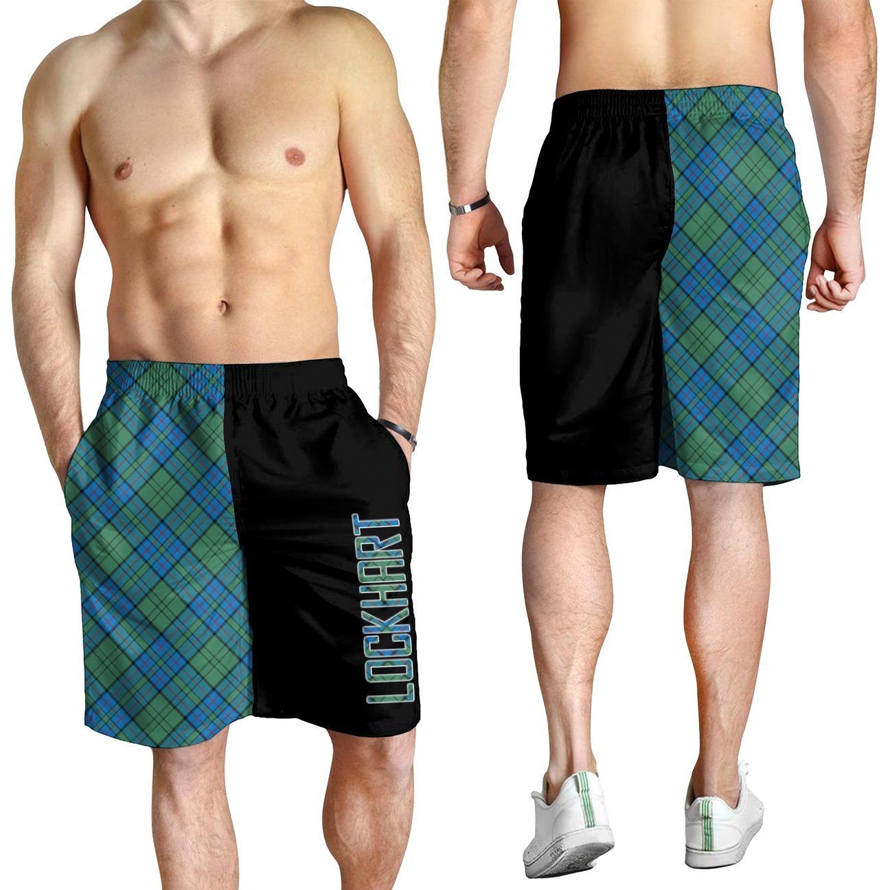 Lockhart Tartan Crest Men's Short - Cross Style