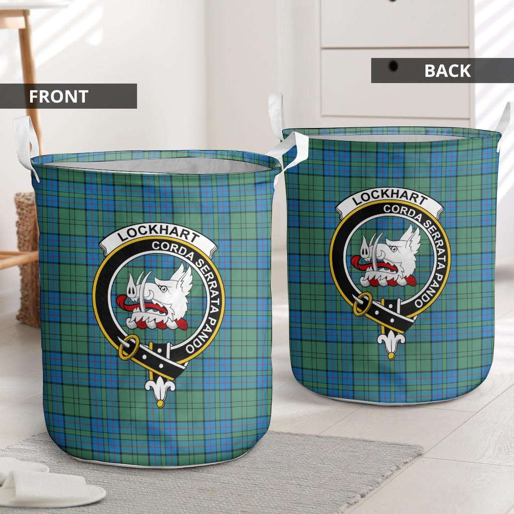 Lockhart Tartan Crest Laundry Basket