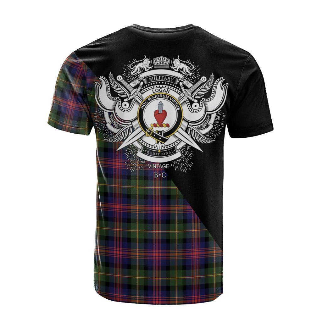 Logan Modern Tartan - Military T-Shirt