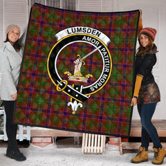 Lumsden Tartan Crest Quilt