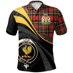 Lyle Tartan Polo Shirt - Royal Coat Of Arms Style