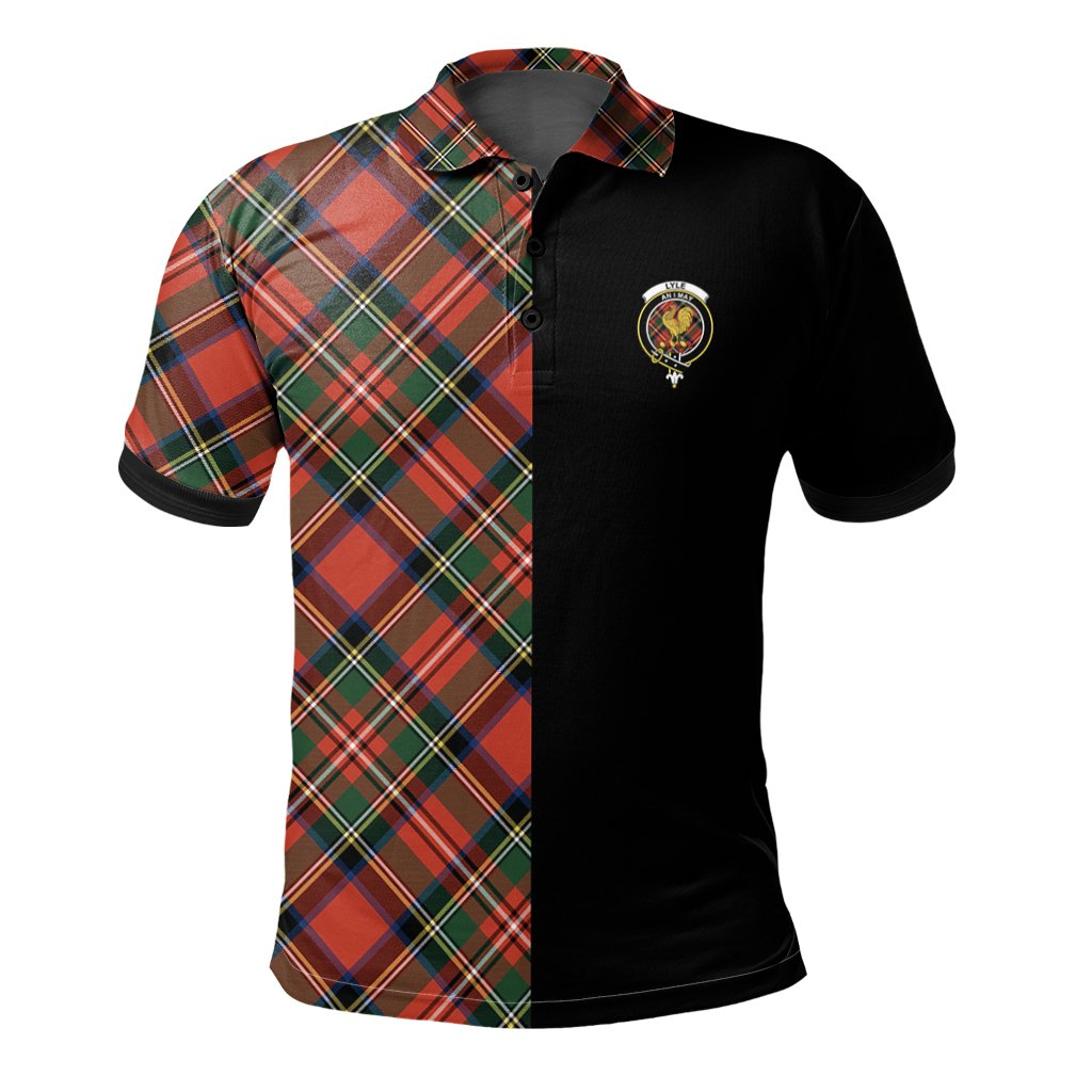 Lyle Tartan Polo Shirt Half of Me - Cross Style