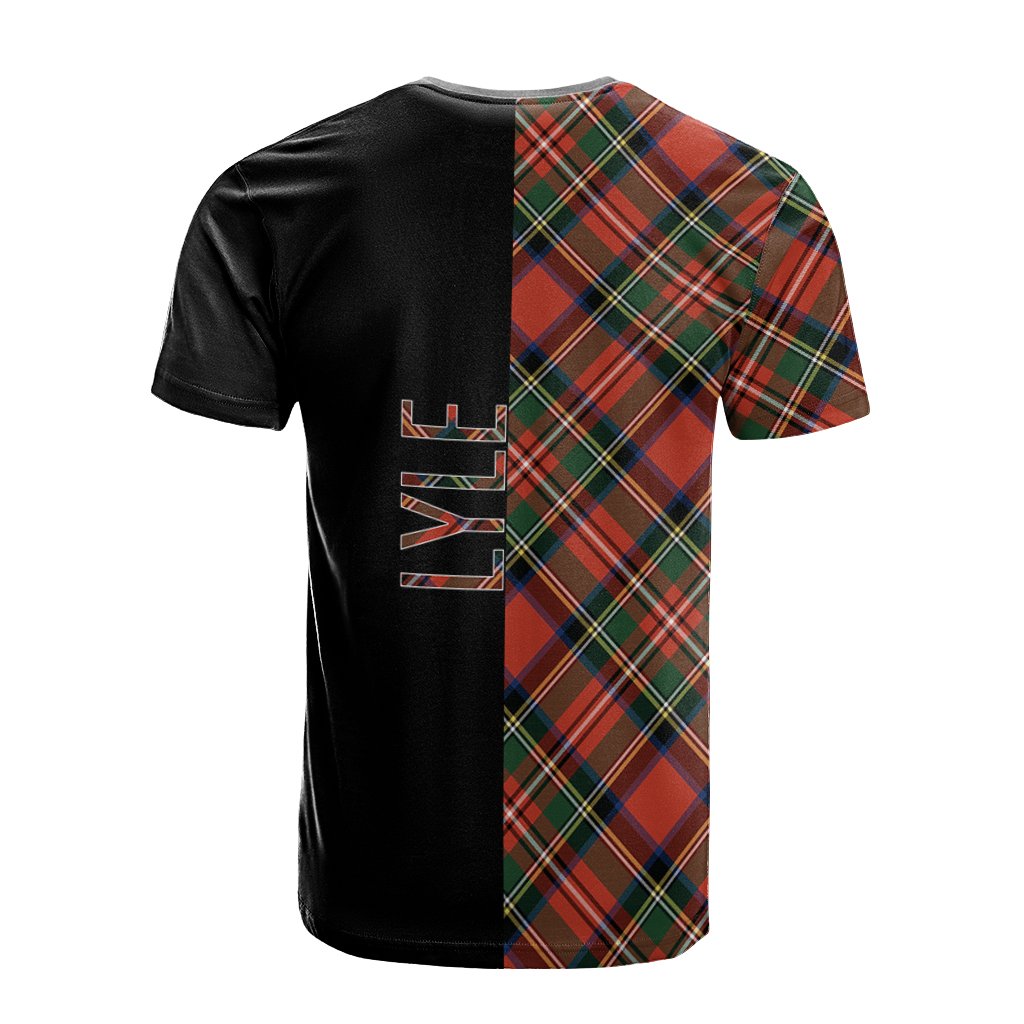 Lyle Tartan T-Shirt Half of Me - Cross Style