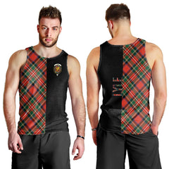 Lyle Tartan Crest Men's Tank Top - Cross Style