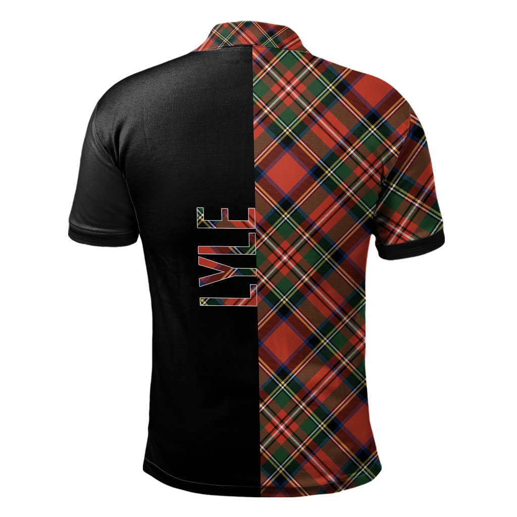 Lyle Tartan Polo Shirt Half of Me - Cross Style