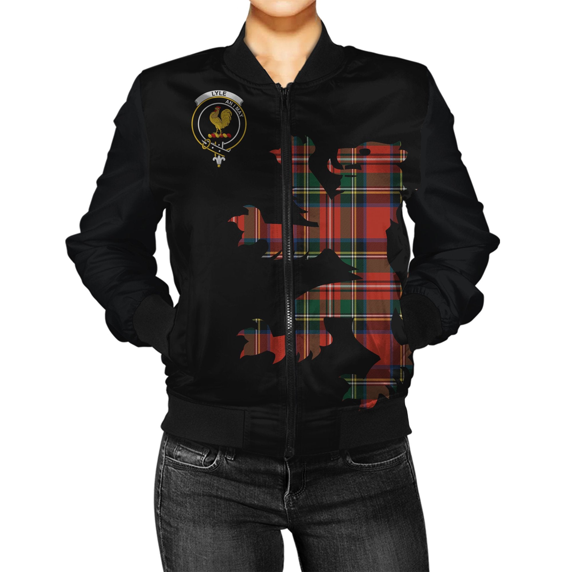 Lyle Tartan Bomber Jacket Lion & Thistle