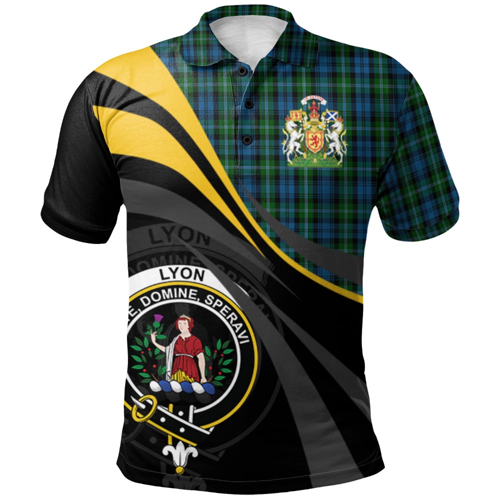 Lyon Tartan Polo Shirt - Royal Coat Of Arms Style