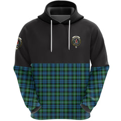 Lyon Clan Half Of Tartan Hoodie