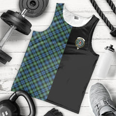 Lyon Tartan Crest Men's Tank Top - Cross Style