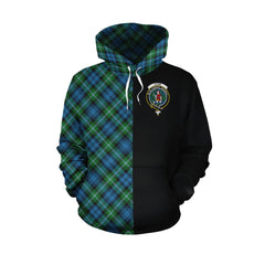 Lyon Tartan Hoodie Half of Me - Cross Style