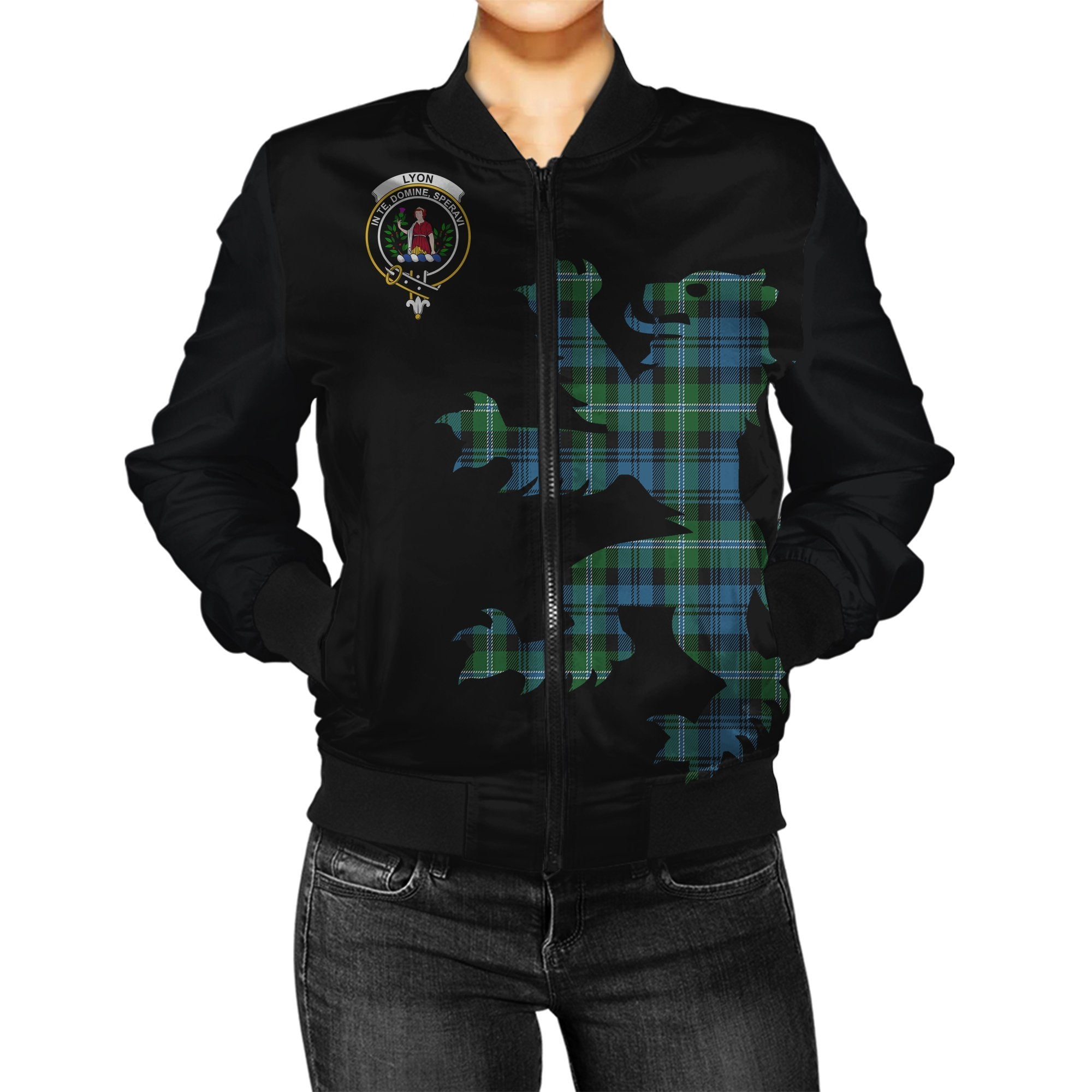 Lyon Tartan Bomber Jacket Lion & Thistle