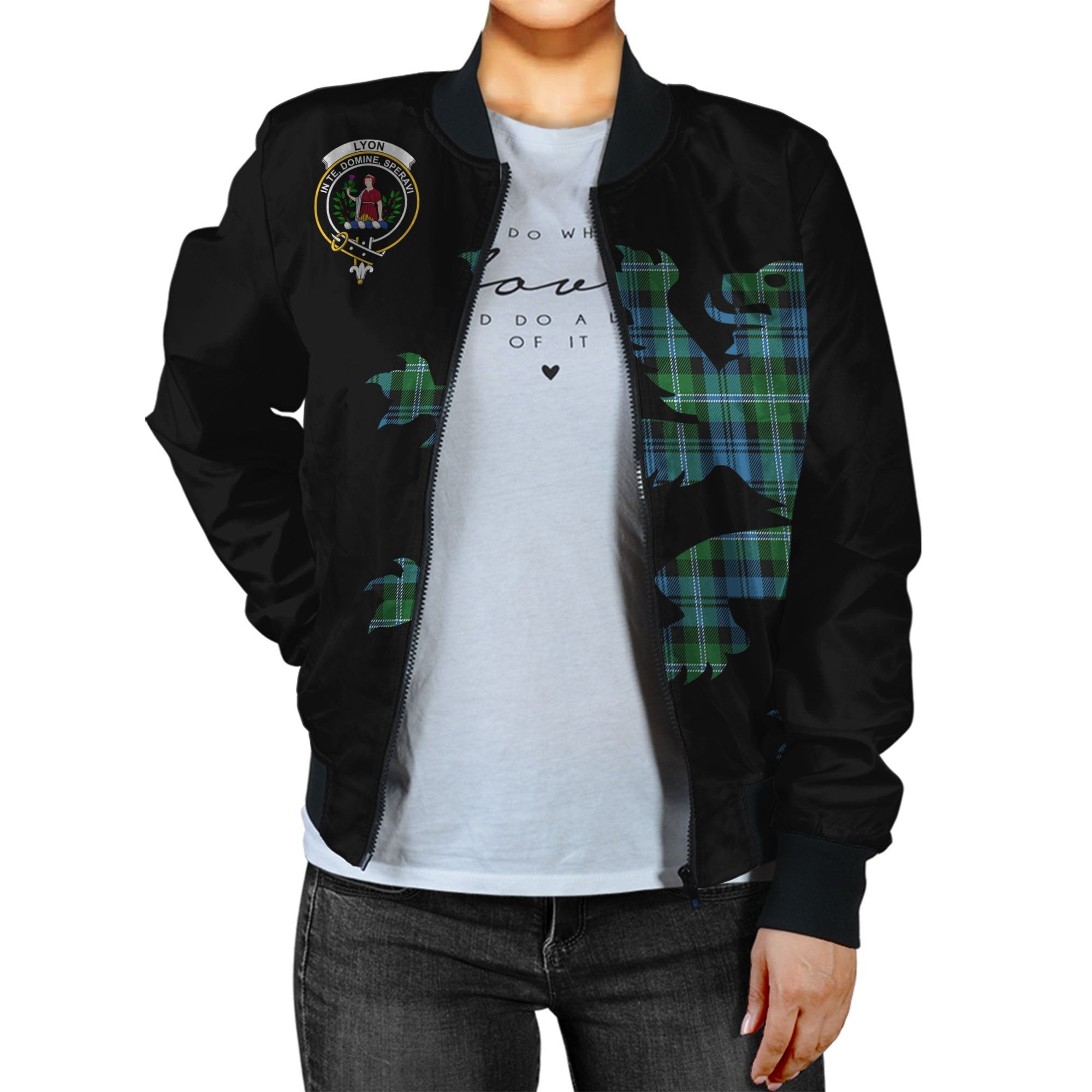 Lyon Tartan Bomber Jacket Lion & Thistle