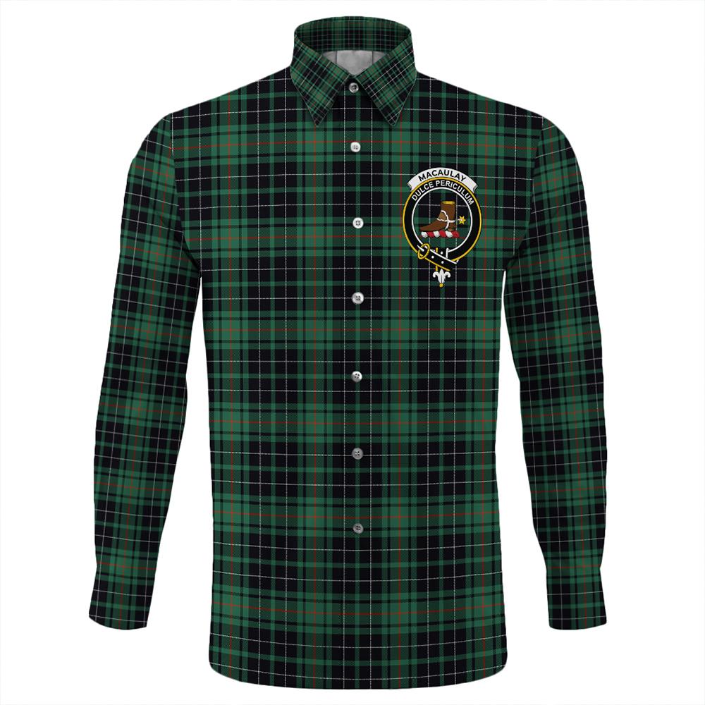 MacAulay Hunting Ancient Tartan Long Sleeve Button Shirt