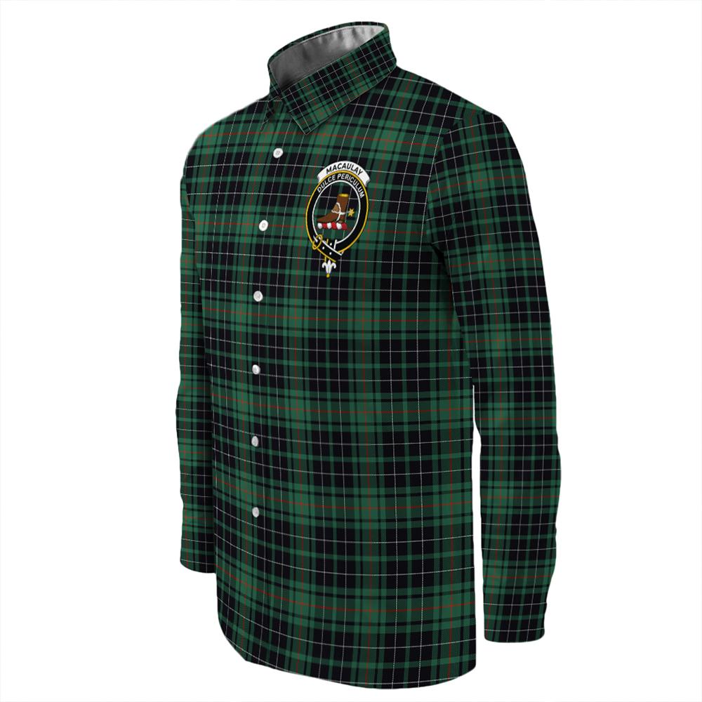 MacAulay Hunting Ancient Tartan Long Sleeve Button Shirt