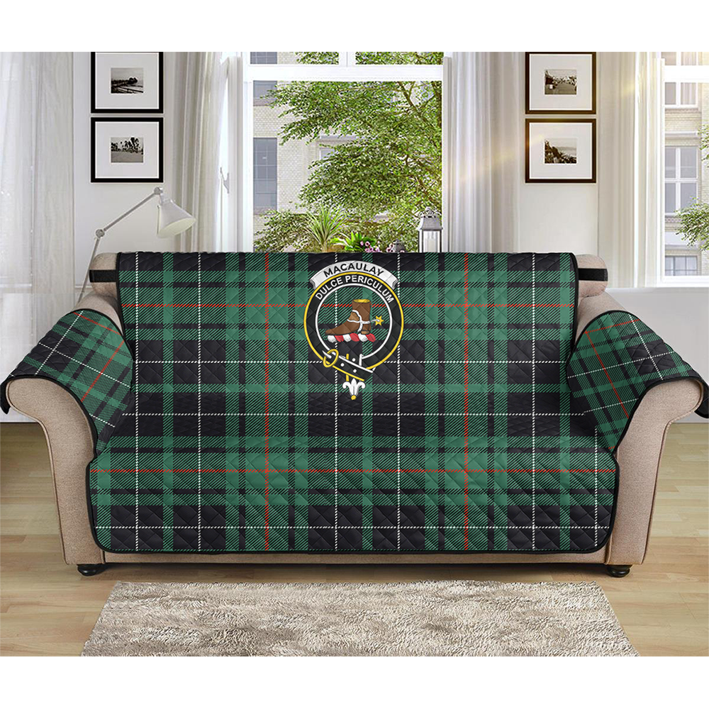 MacAulay Hunting Ancient Tartan Crest Sofa Protector