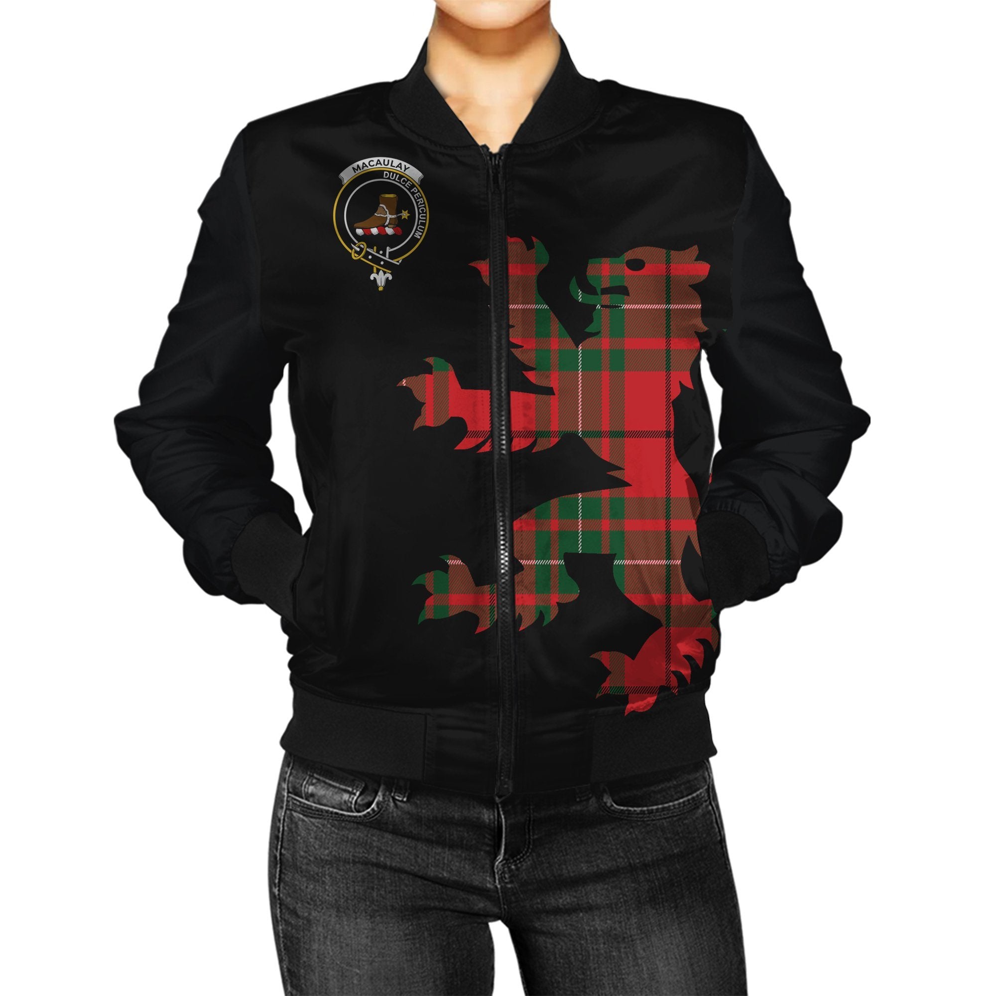 MacAulay Tartan Bomber Jacket Lion & Thistle