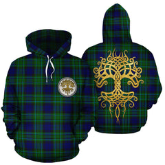 MacCallum Modern Tartan Hoodie - Tree Of Life