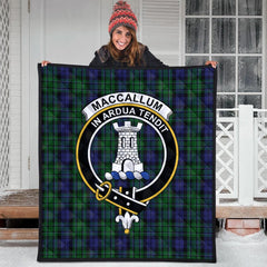 MacCallum Tartan Crest Quilt