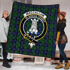 MacCallum Tartan Crest Quilt