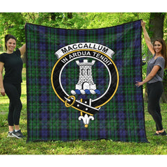 MacCallum Tartan Crest Quilt