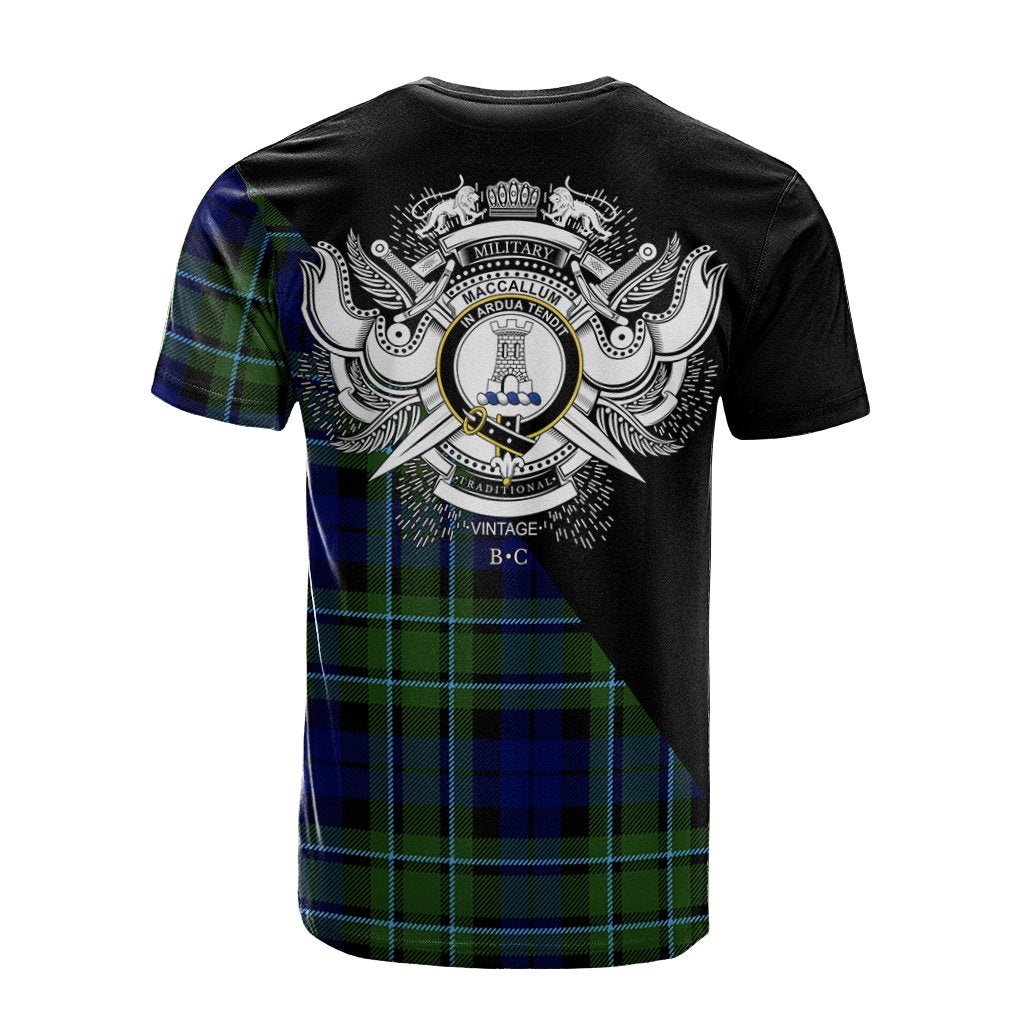 MacCallum Modern Tartan - Military T-Shirt