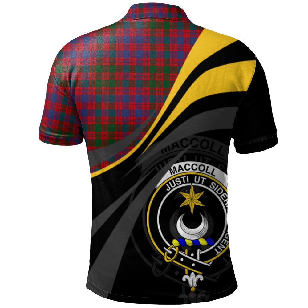 MacColl Ancient Tartan Polo Shirt - Royal Coat Of Arms Style