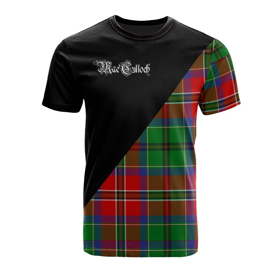 MacCulloch Tartan - Military T-Shirt