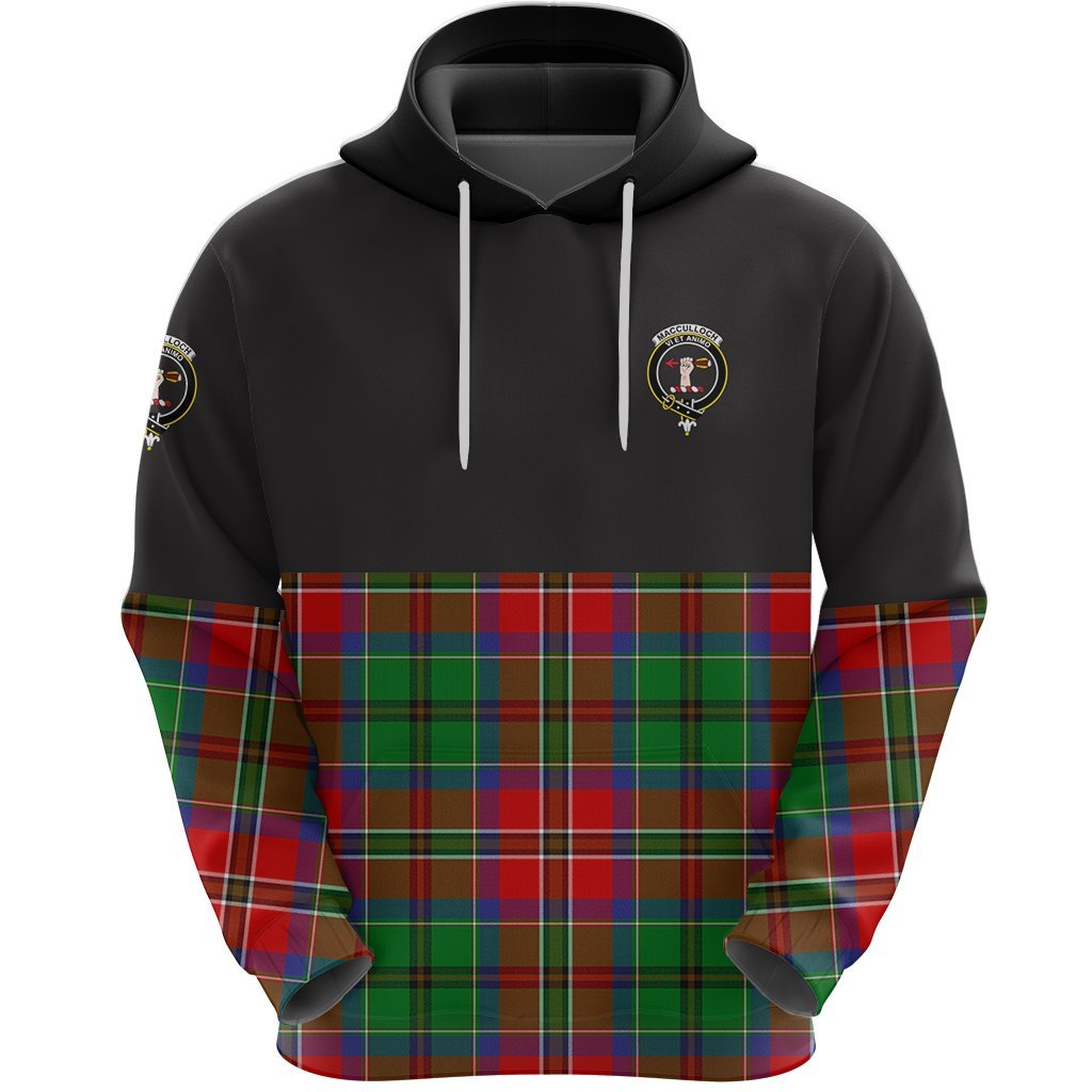 MacCulloch Clan Half Of Tartan Hoodie