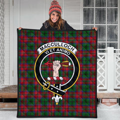 MacCulloch Tartan Crest Quilt