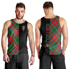 MacCulloch Tartan Crest Men's Tank Top - Cross Style