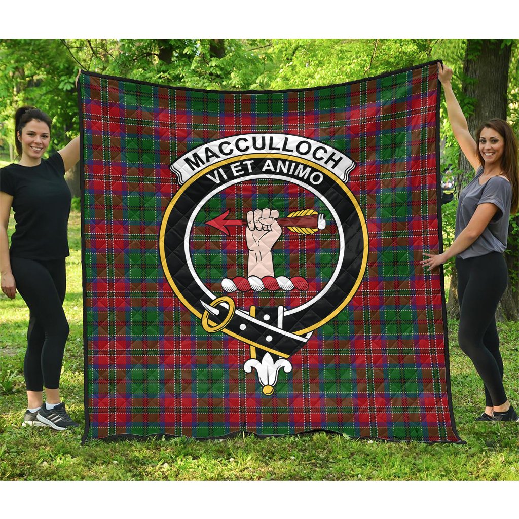 MacCulloch Tartan Crest Quilt