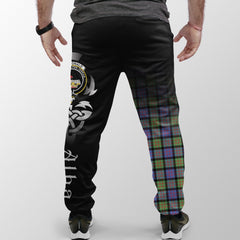 MacDonald Ancient Tartan Crest Jogger Sweatpants - Alba Celtic Style