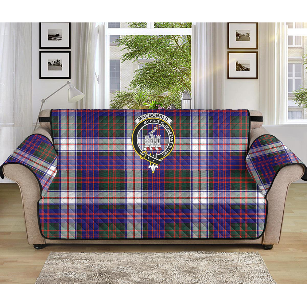 MacDonald Dress Modern Tartan Crest Sofa Protector