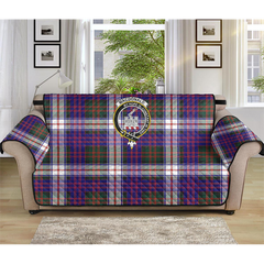 MacDonald Dress Modern Tartan Crest Sofa Protector