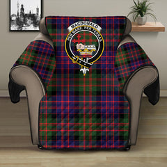 MacDonald Lord of the Isles Hunting Tartan Crest Sofa Protector