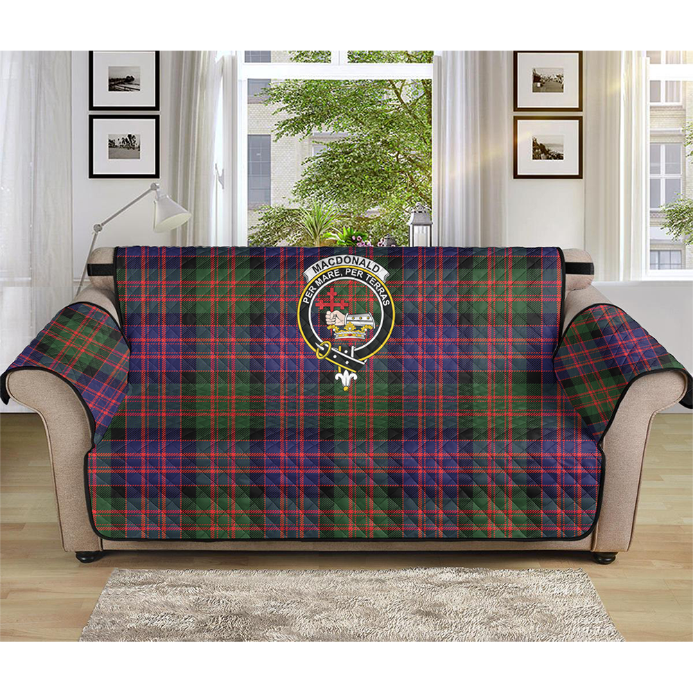 MacDonald Lord of the Isles Hunting Tartan Crest Sofa Protector