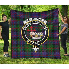 MacDonald Tartan Crest Quilt