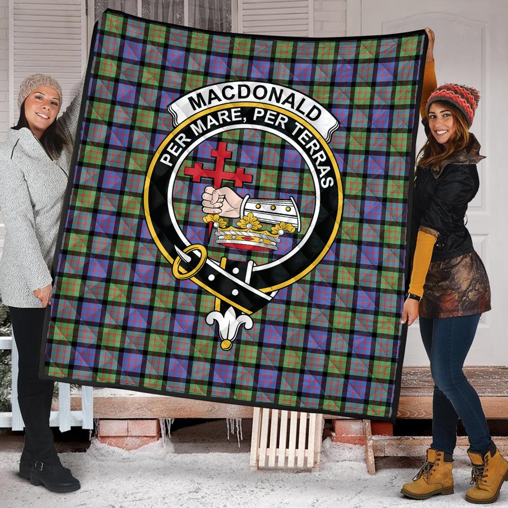 MacDonald Ancient Tartan Crest Quilt