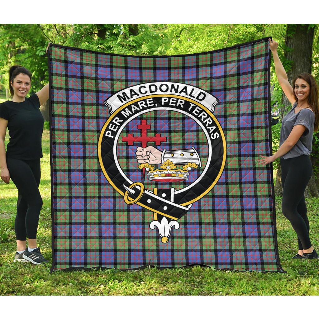 MacDonald Ancient Tartan Crest Quilt