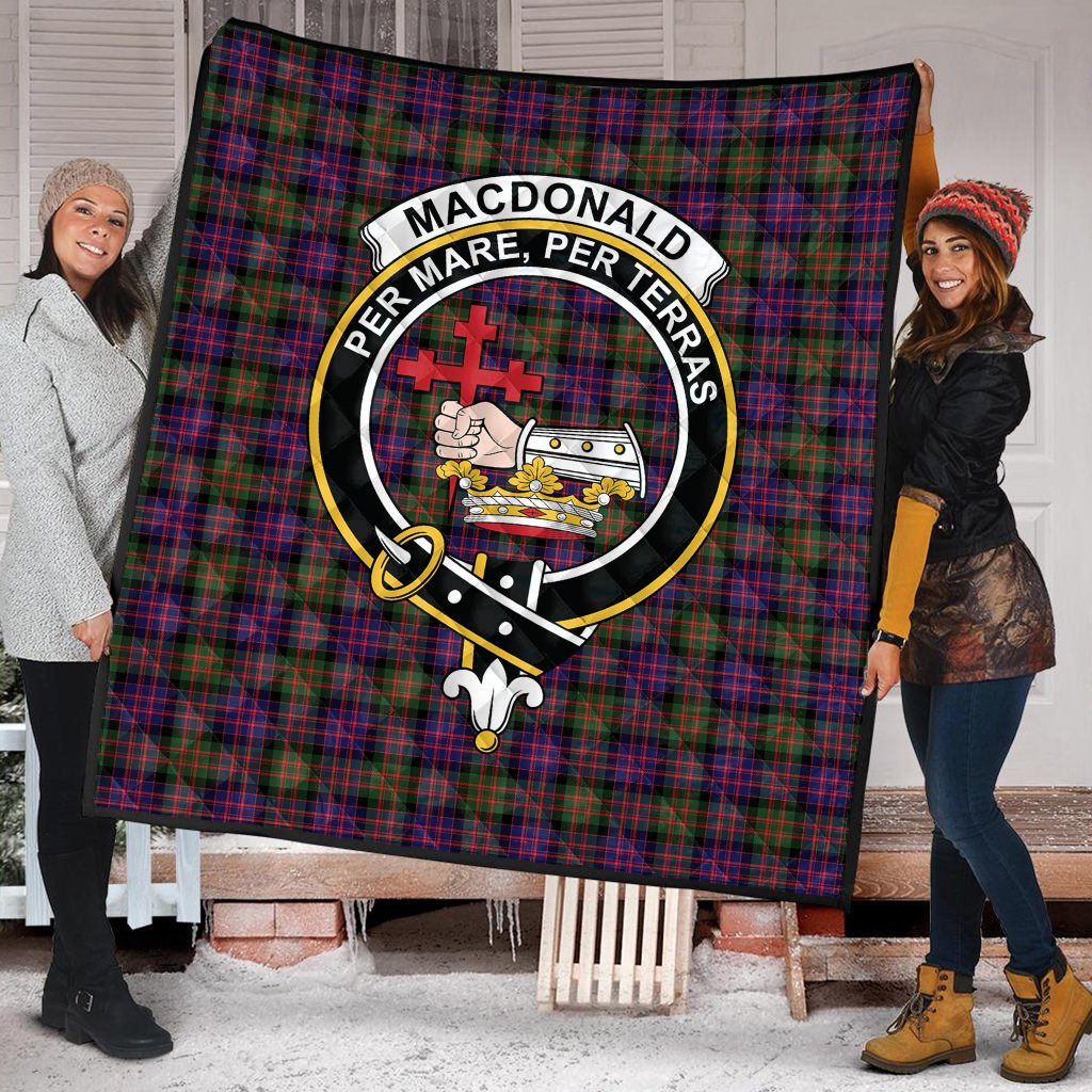 MacDonald Modern Tartan Crest Quilt