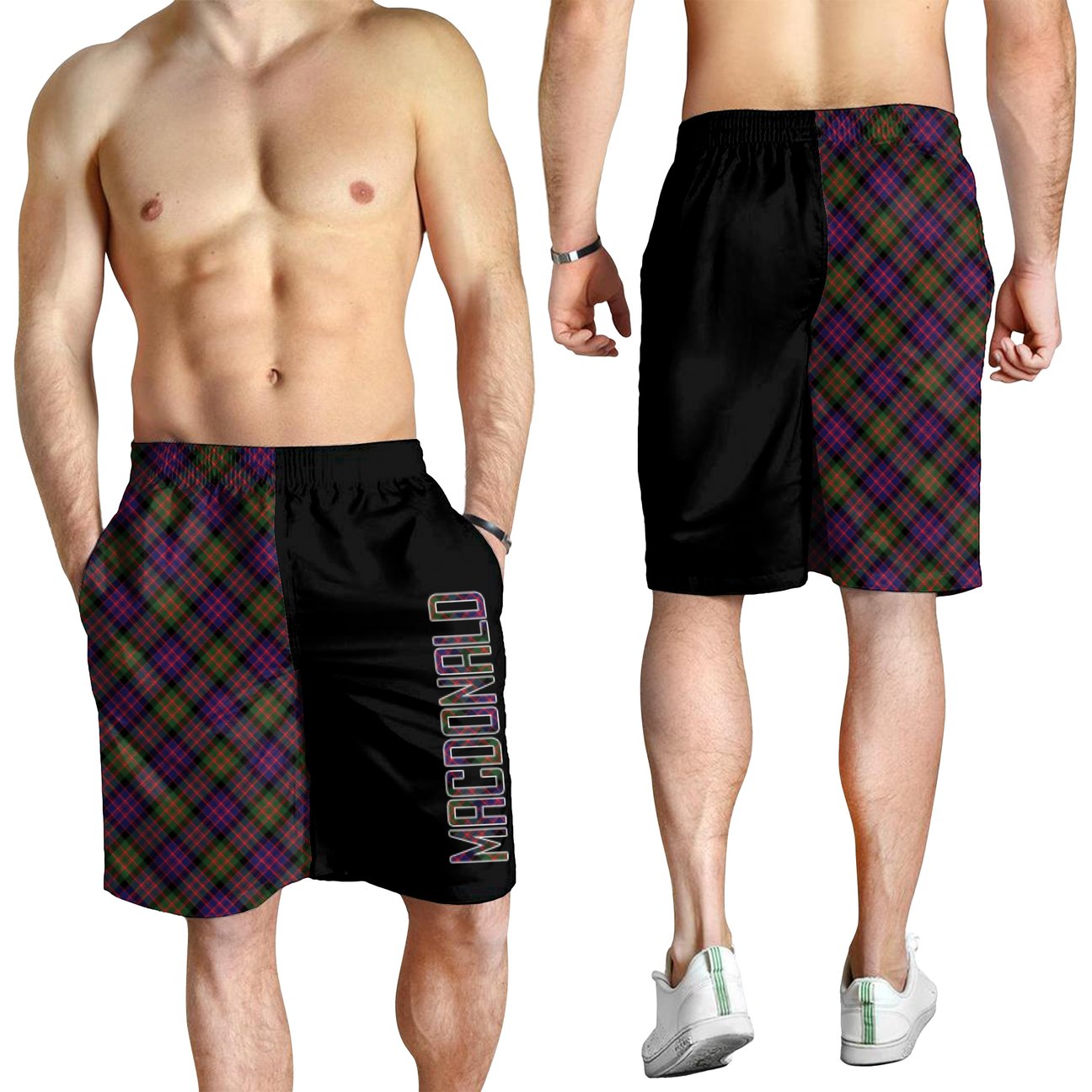 MacDonald Modern Tartan Crest Men's Short - Cross Style