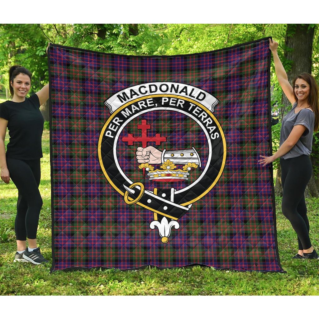 MacDonald Modern Tartan Crest Quilt