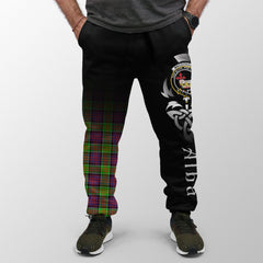 MacDonald Of Clanranald Tartan Crest Jogger Sweatpants - Alba Celtic Style