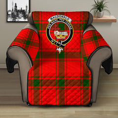 MacDonald of Clanranald Tartan Crest Sofa Protector