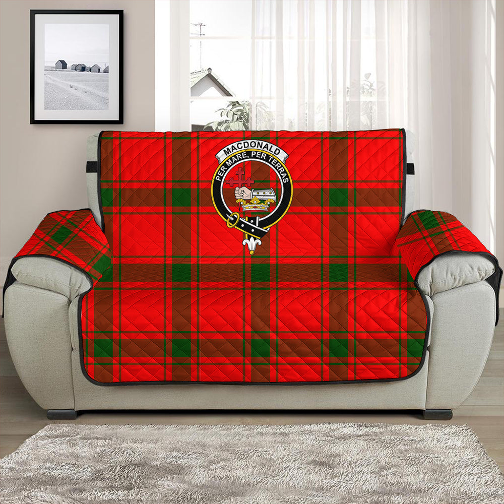 MacDonald of Clanranald Tartan Crest Sofa Protector