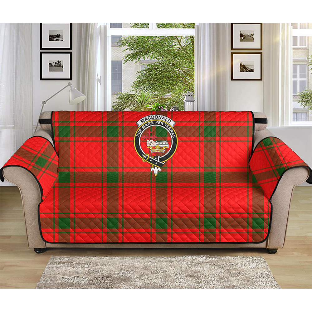 MacDonald of Clanranald Tartan Crest Sofa Protector